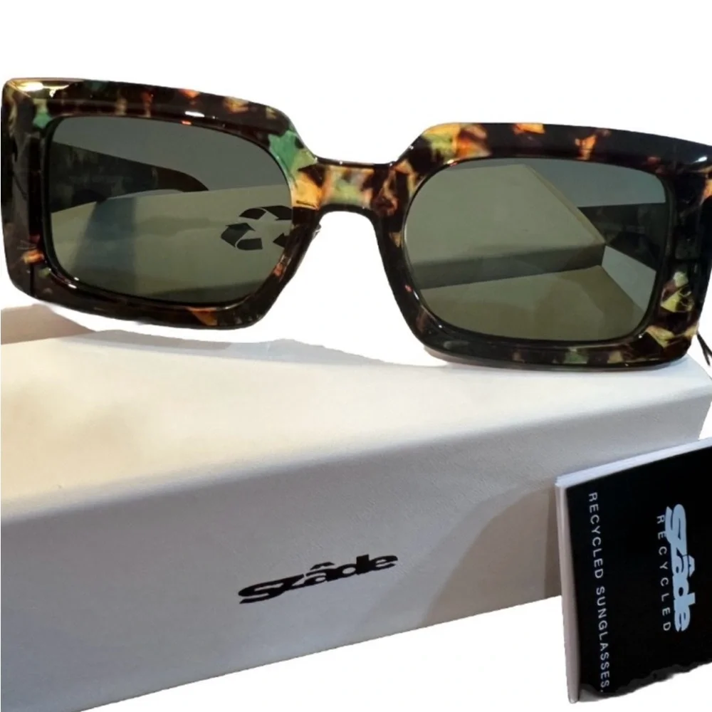 Szade‎ Rectangle Retro Sunglasses